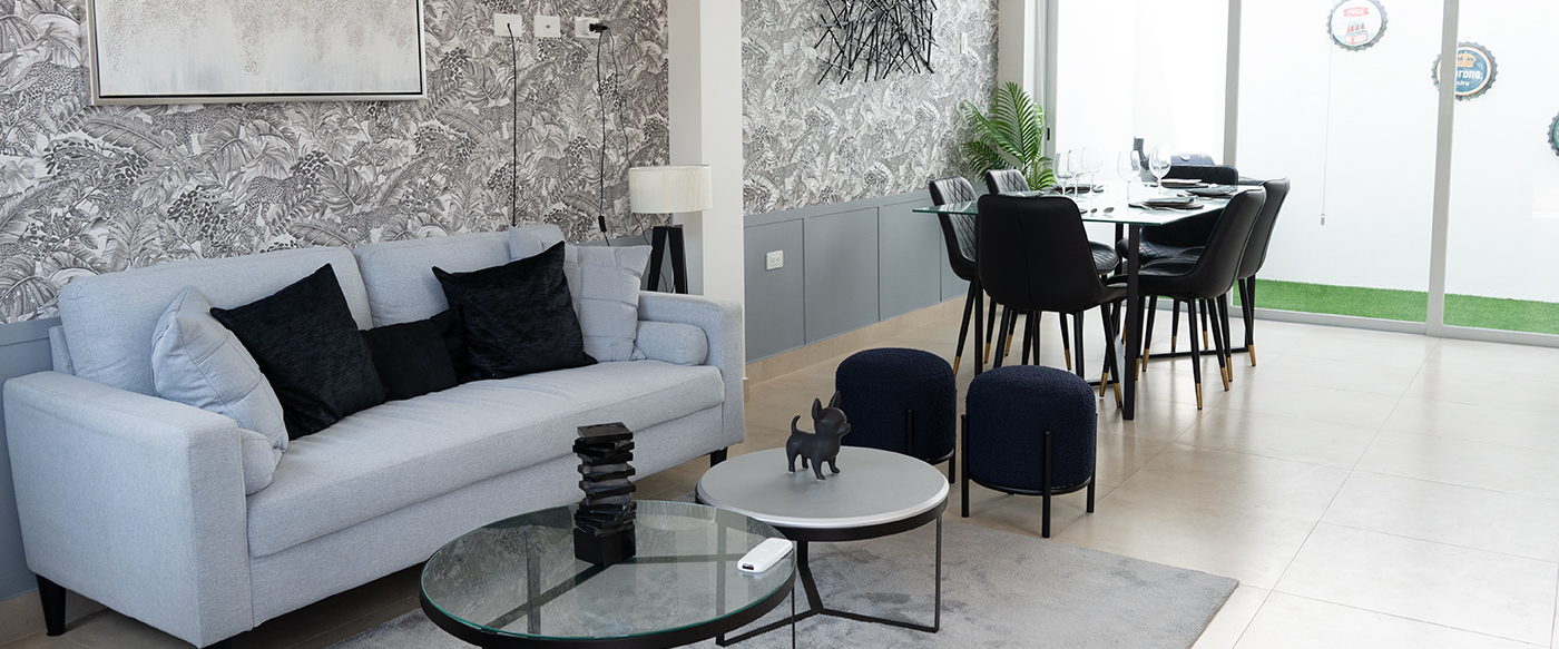 Urbanización Rosabelle vista sala comedor